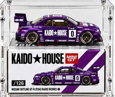 Stack Grand şeffaf kutuda Kaido House model araç